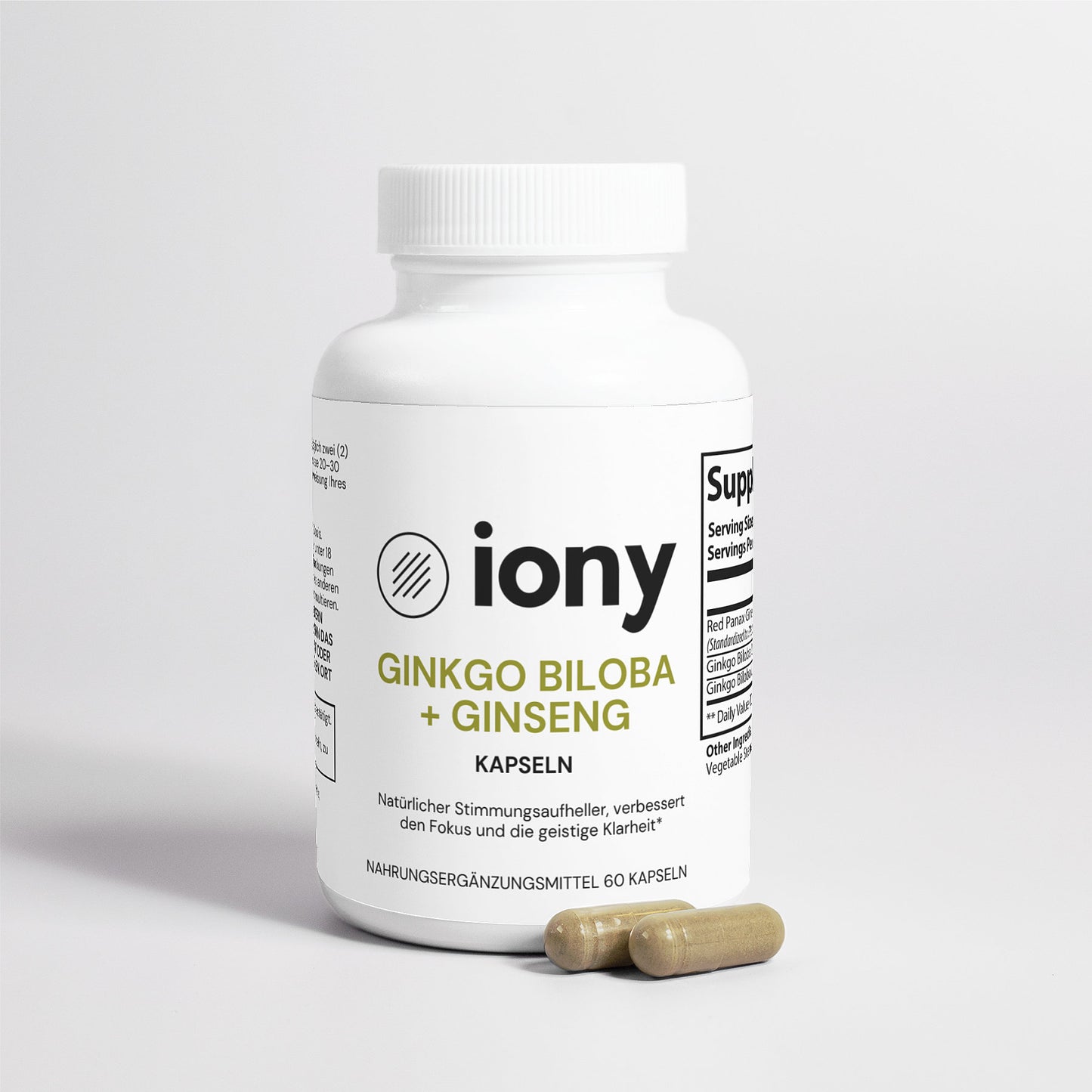 Ginkgo Biloba + Ginseng